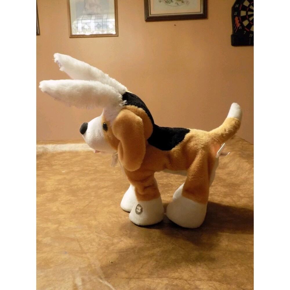 Easter Eggs Bunny Beagle Plush Talking Animated Chantilly Lane DOG 12"